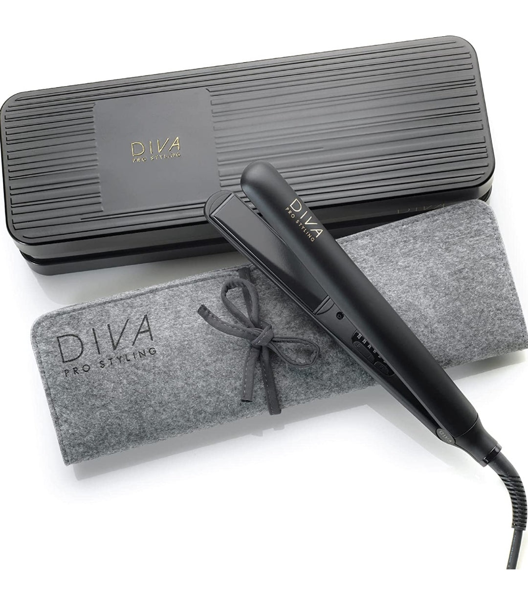Diva Pro Styling Digital Straightener Onyx