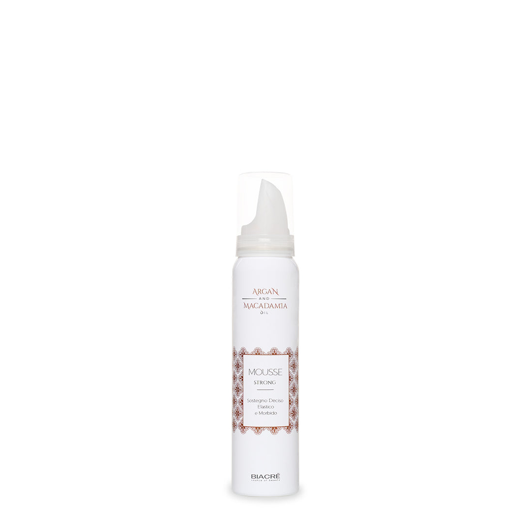 MOUSSE STRONG MACADAMIA ARGAN BIACRE'