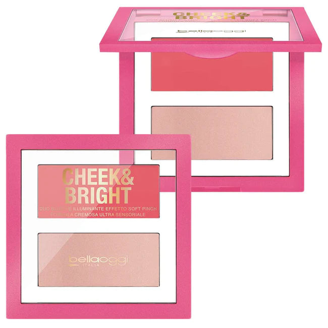 Palette Blush & Illuminante Cheek&Bright  | Bellaoggi