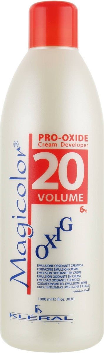 Acqua ossigenata per colorazione con Ammoniaca Kleral Magic Color 1000 ml